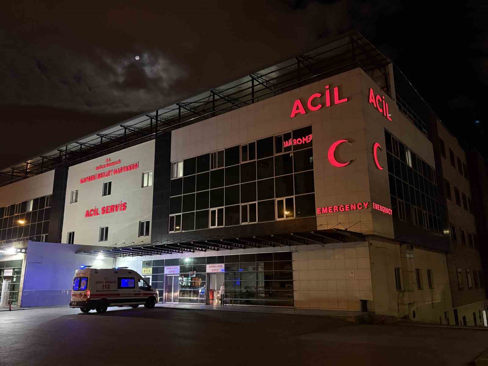 Kayseri’de bıçaklı kavga: 1 yaralı