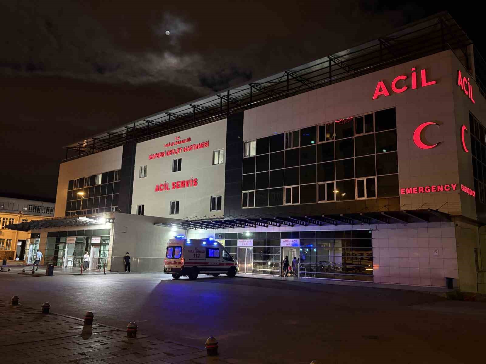 Kayseri’de bıçaklı kavga: 1 yaralı