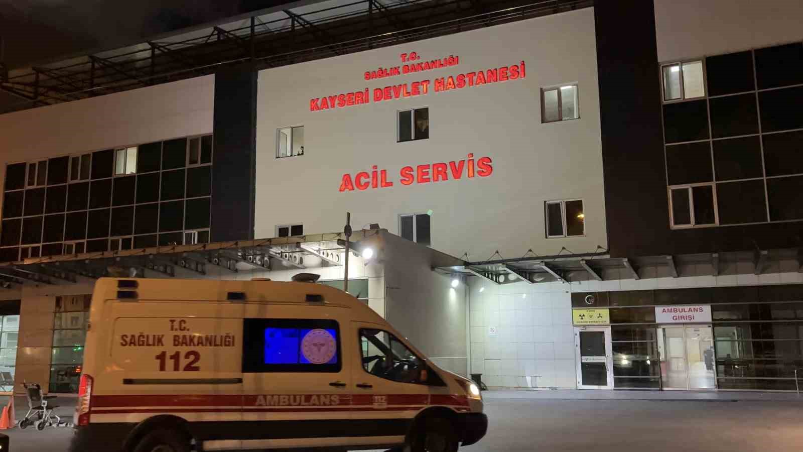 Kayseri’de bıçaklı kavga: 1 yaralı