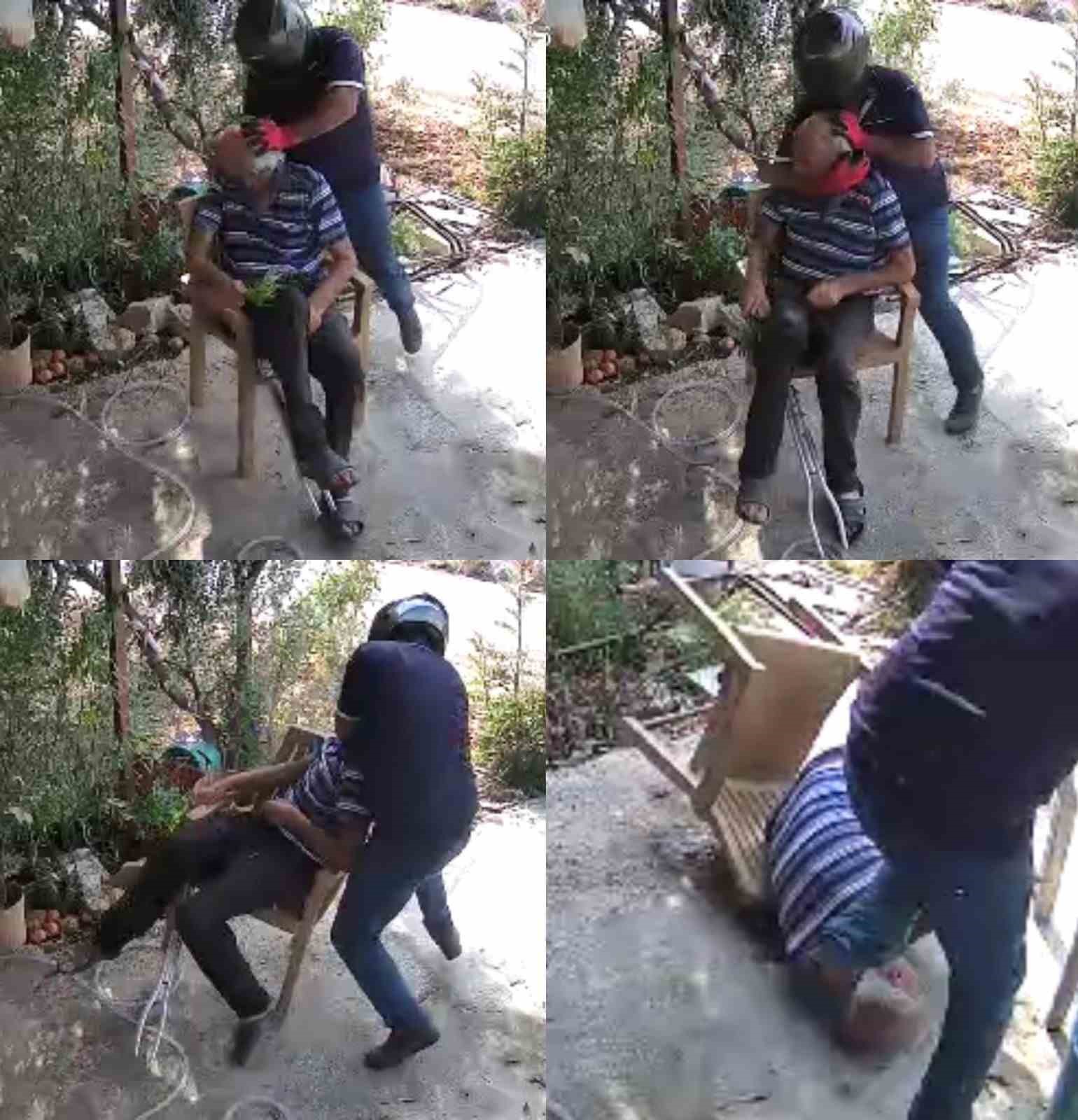 Yaşlı adamın boynunu kırmaya çalışıp, feci şekilde darbeden saldırgan tutuklandı