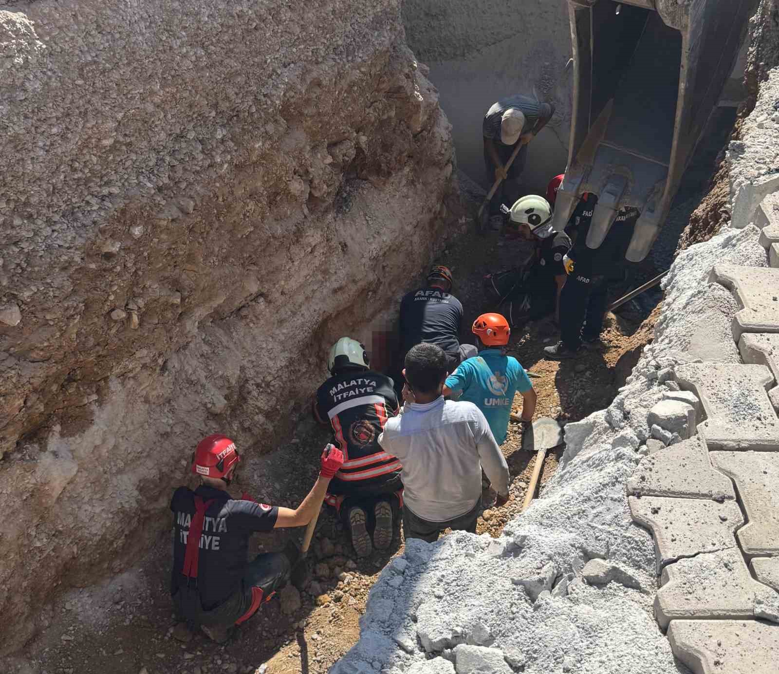 Malatya’da altyapı çalışması sırasında göçük: 2 işçi hayatını kaybetti