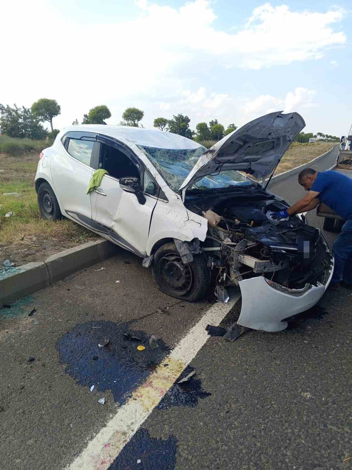 Tekirdağ’da trafik kazası: 2 yaralı