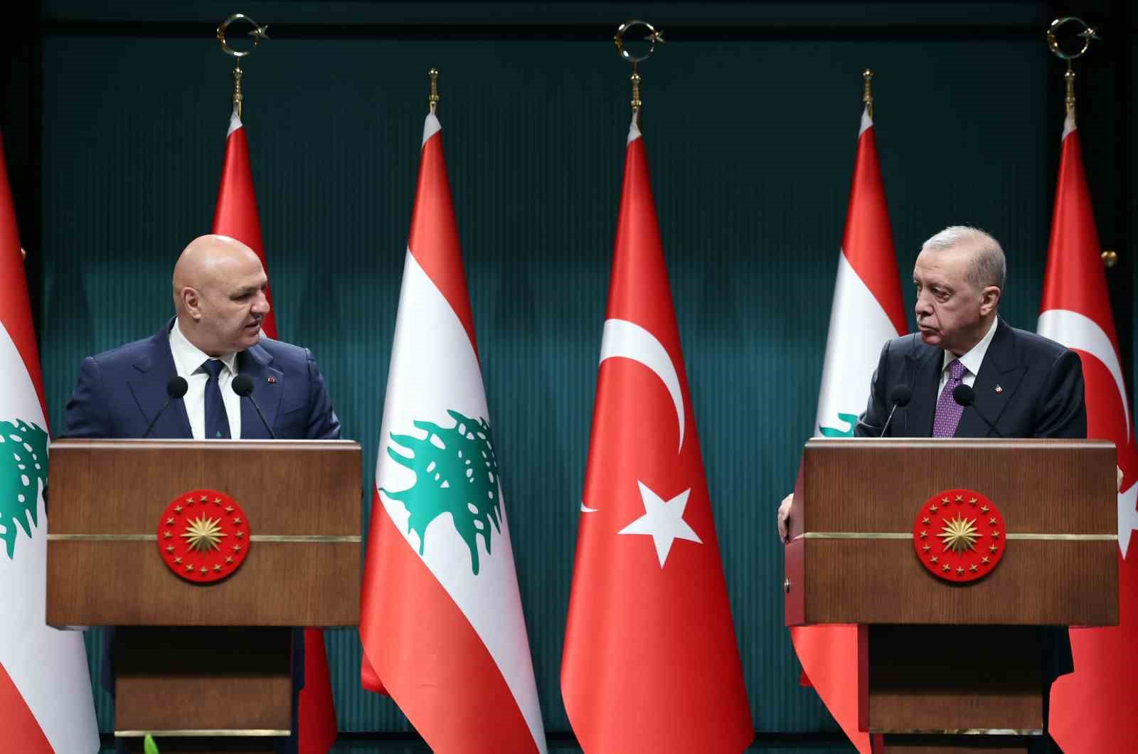 Cumhurbaşkanı Erdoğan: "Güvenlik bağlamında Lübnan Silahlı Kuvvetleri’ne desteğimiz sürecek"