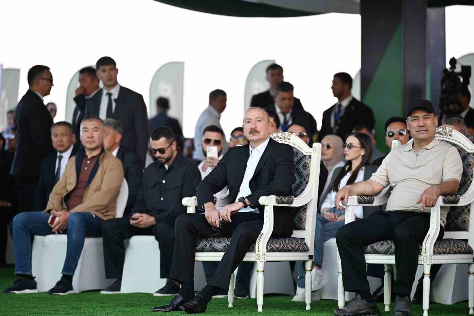 Özbekistan, Tacikistan ve Azerbaycan cumhurbaşkanları, Kırgızistan’da golf kulübü açılışına katıldı