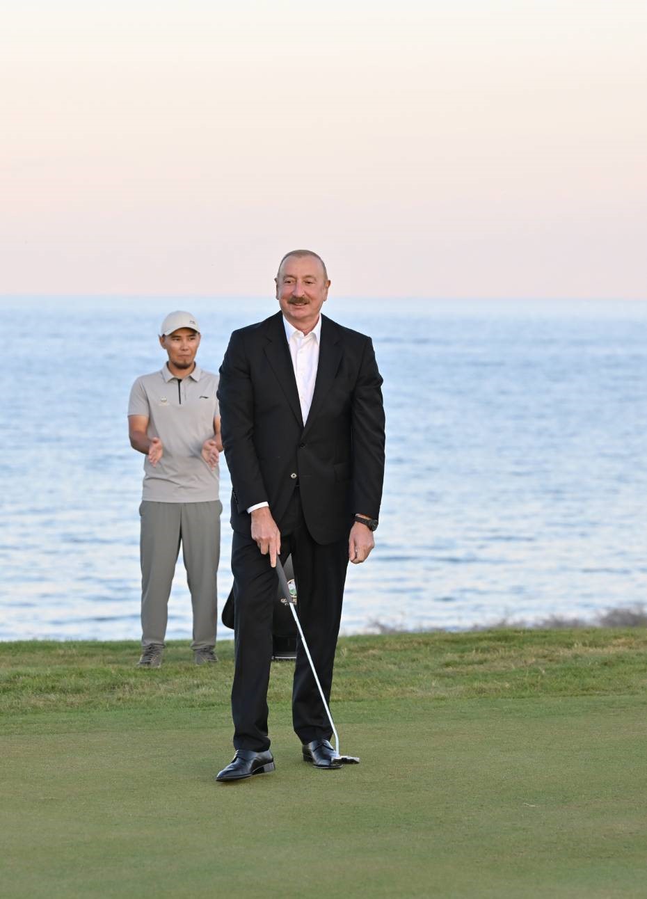 Özbekistan, Tacikistan ve Azerbaycan cumhurbaşkanları, Kırgızistan’da golf kulübü açılışına katıldı