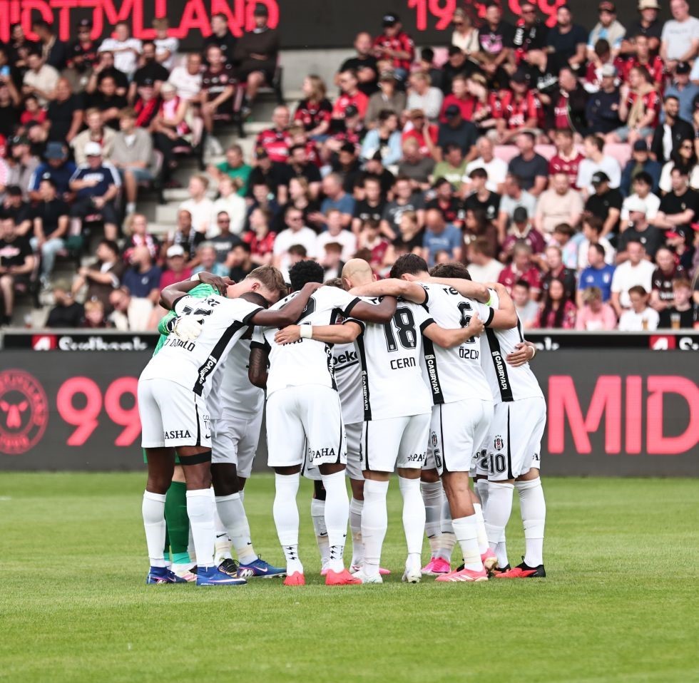 UEFA Avrupa Ligi: Midtjylland: 0 - Beşiktaş: 0 (İlk yarı)