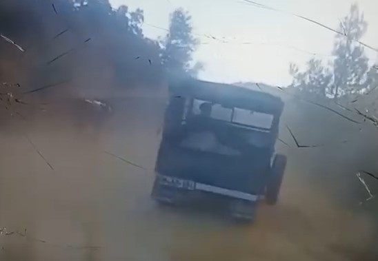 Çine’deki yangın bölgesinde korkutan kaza: Cip uçuruma böyle yuvarlandı