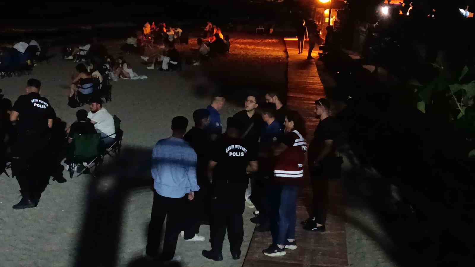 Tekirdağ Emniyeti kumsallarda huzur mesaisini sürdürüyor