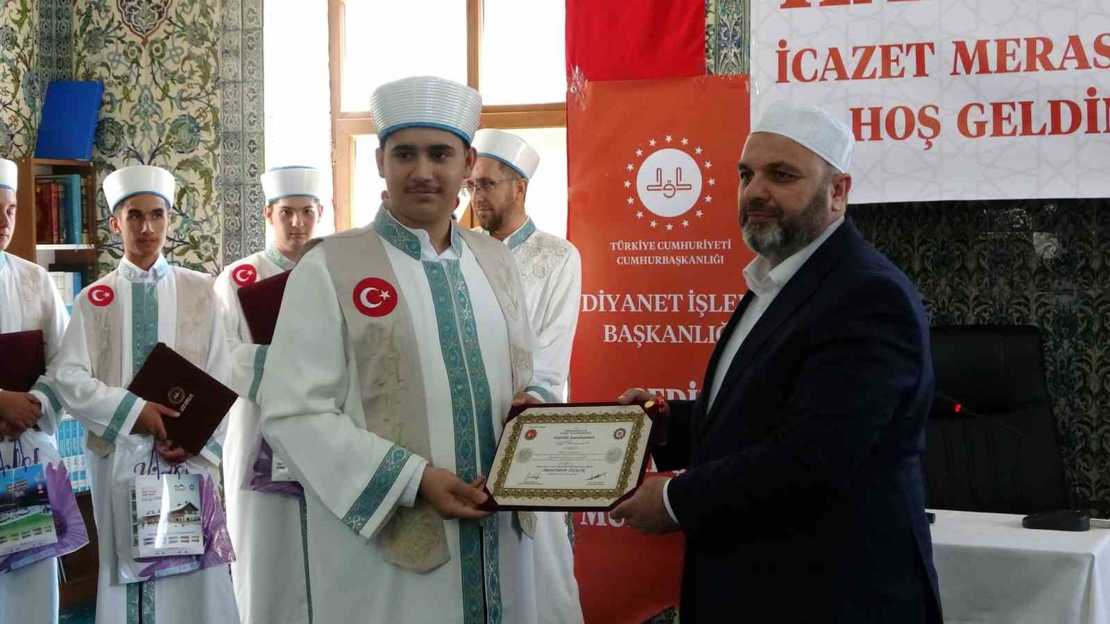 Kütahya’da 15 hafız için icazet merasimi