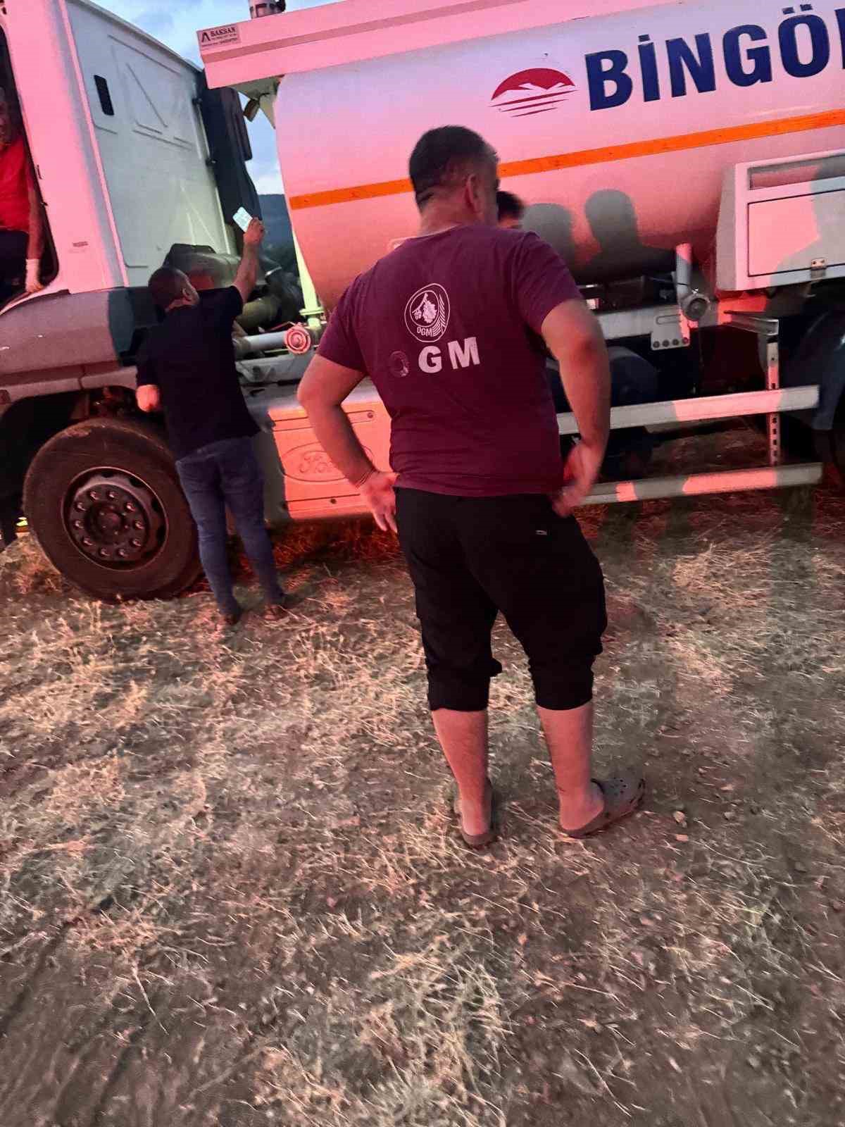 Bingöl’de orman yangını