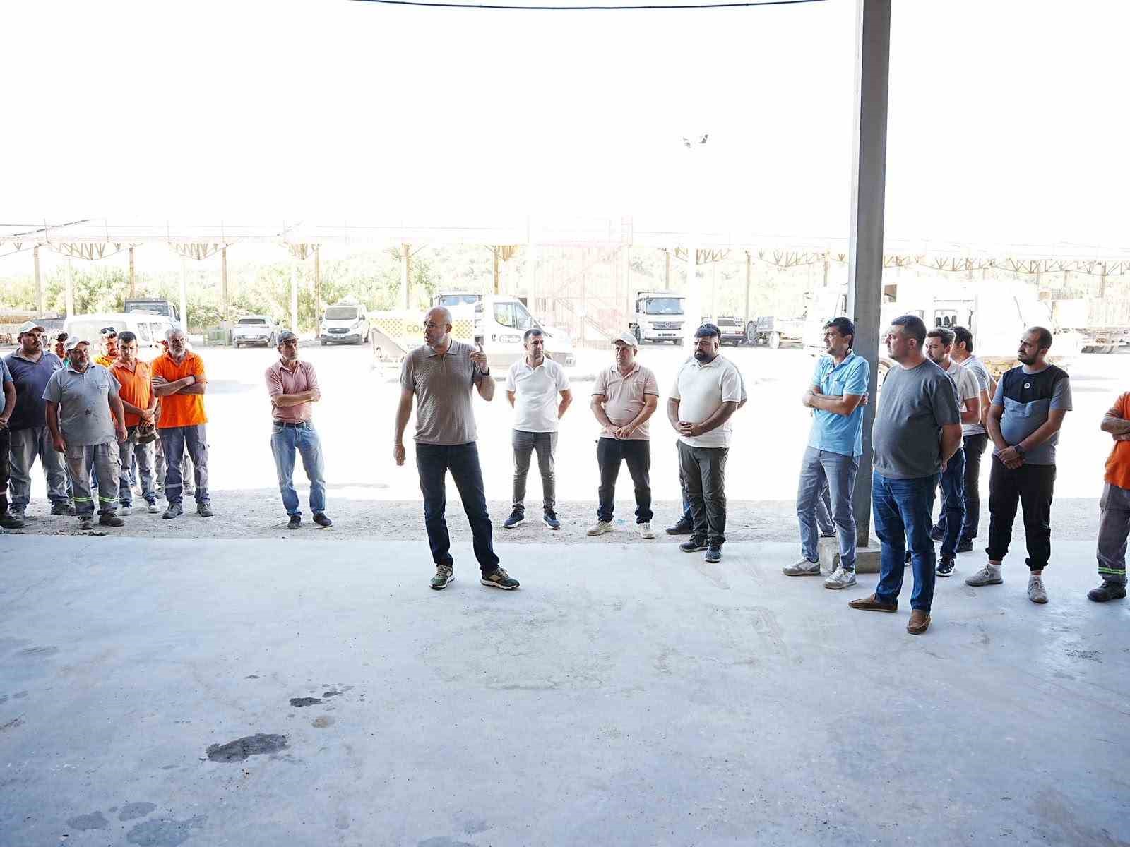 Bölgede etkili olan çöl sıcakları nedeniyle mesai saatleri değiştirildi