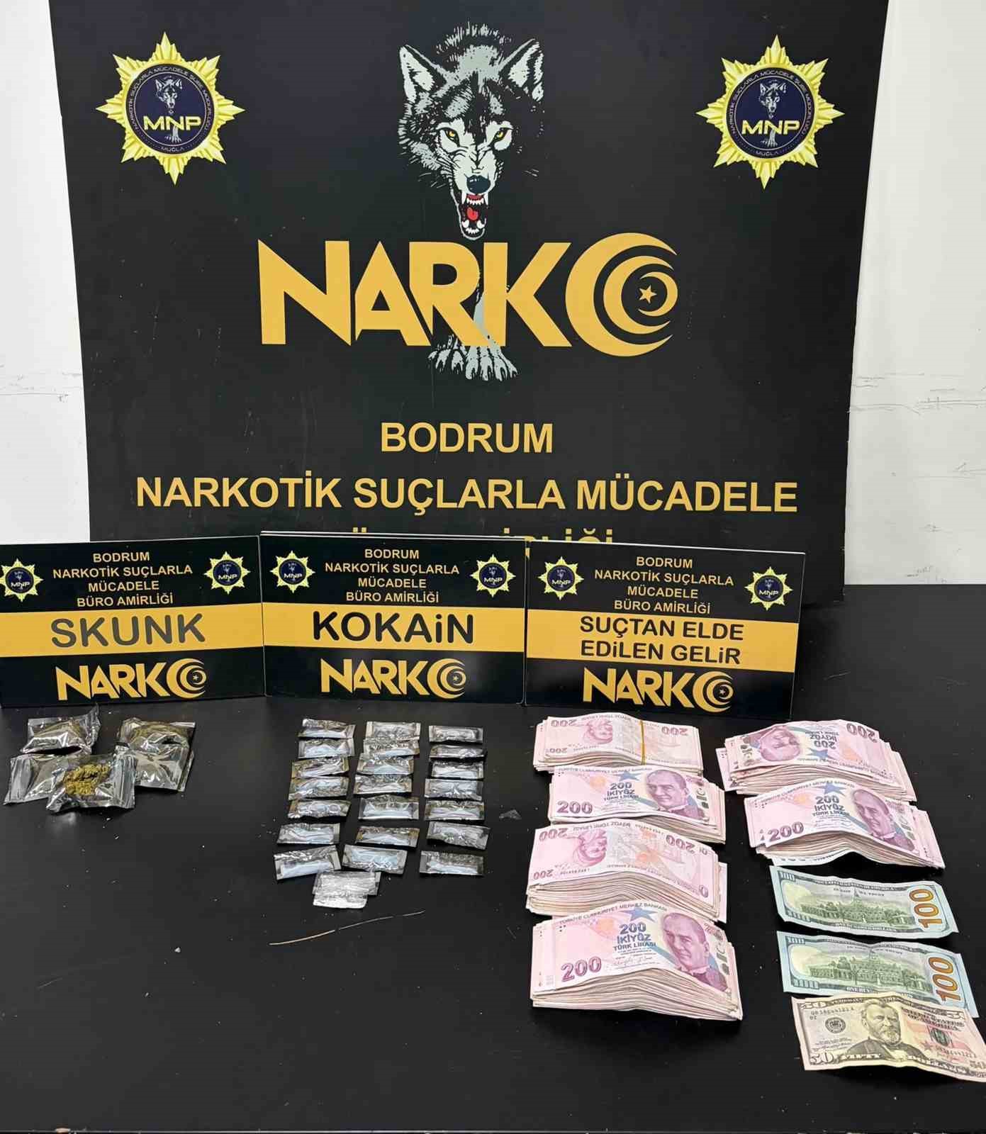 Ortaca ve Bodrum’da uyuşturucu operasyonu: 2 tutuklama