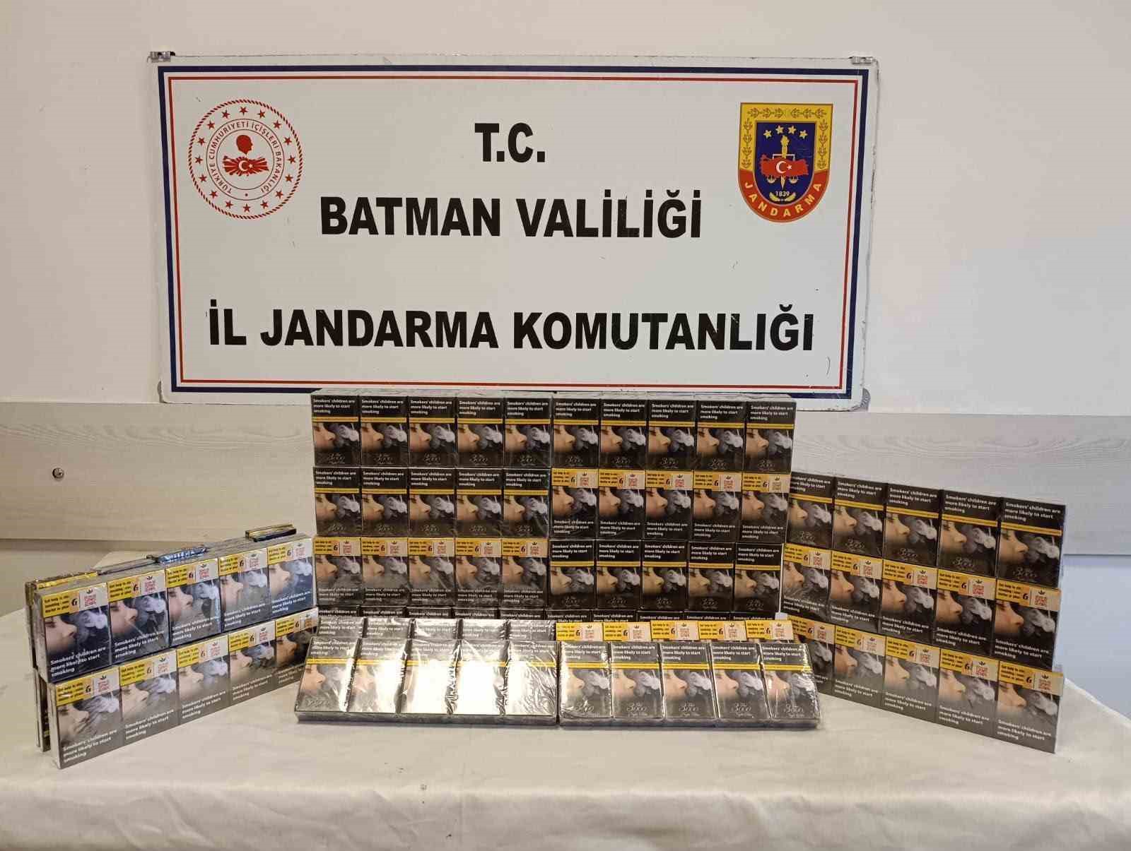 Batman’da kaçakçılık operasyonlarında çok sayıda kaçak ürün ele geçirildi