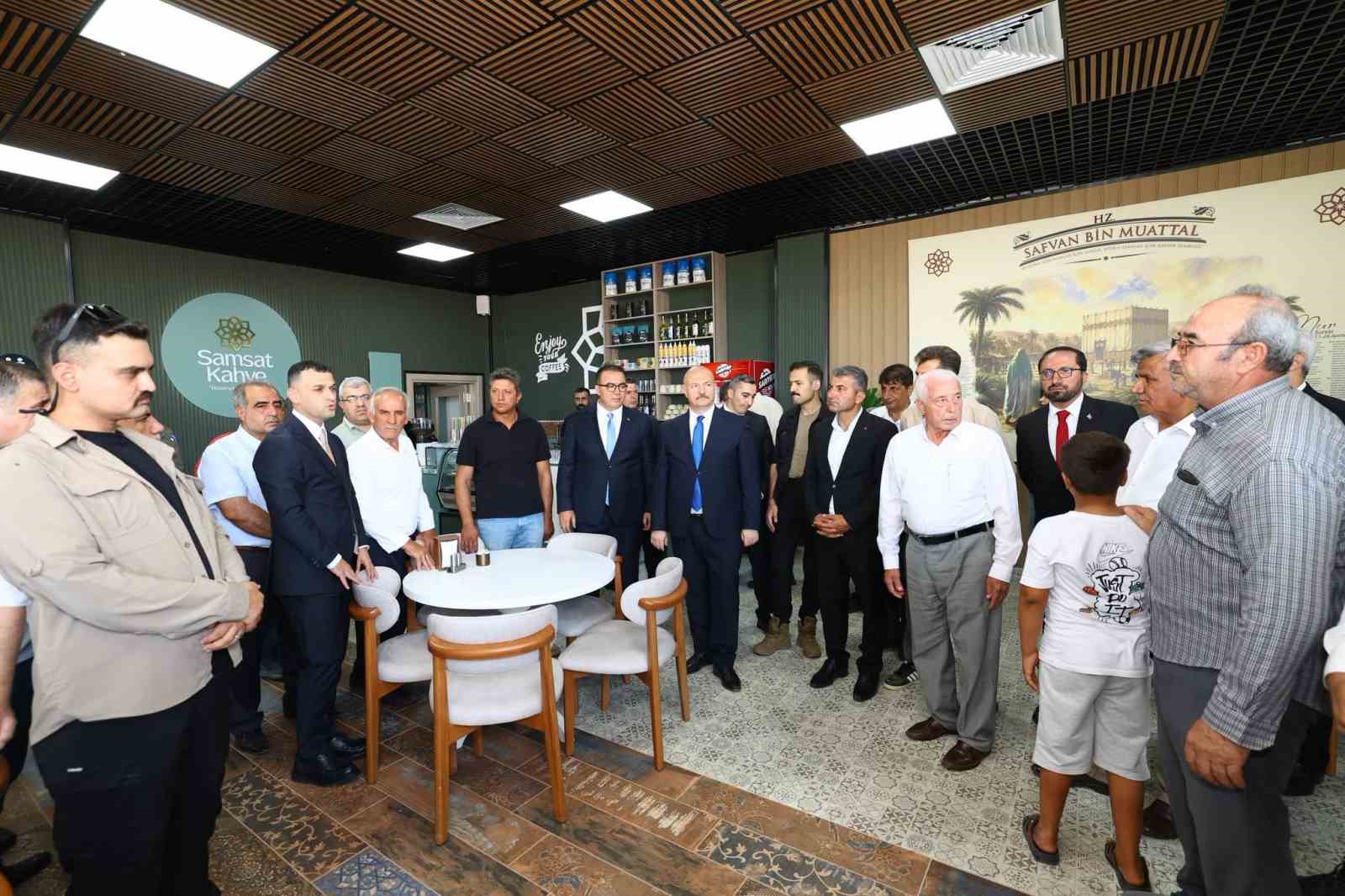 Vali Küçük, Samsat’ta yatırım ve hizmetleri yerinde inceledi
