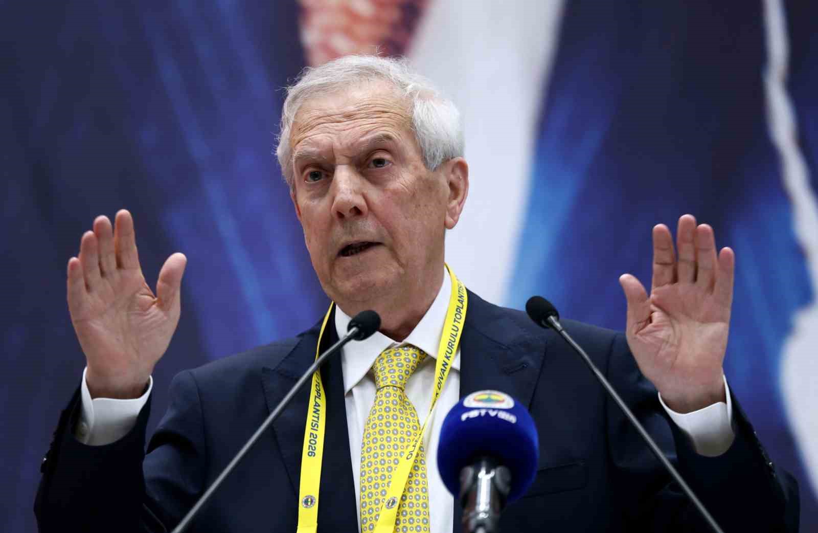 Aziz Yıldırım: "Her şeyimi ortaya koyacağım ve Fenerbahçe’yi şampiyon yapacağım"