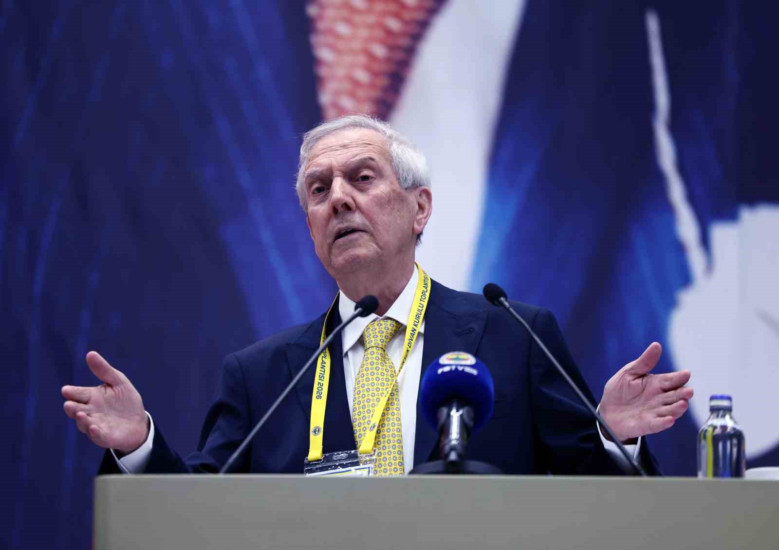 Aziz Yıldırım: "Her şeyimi ortaya koyacağım ve Fenerbahçe’yi şampiyon yapacağım"