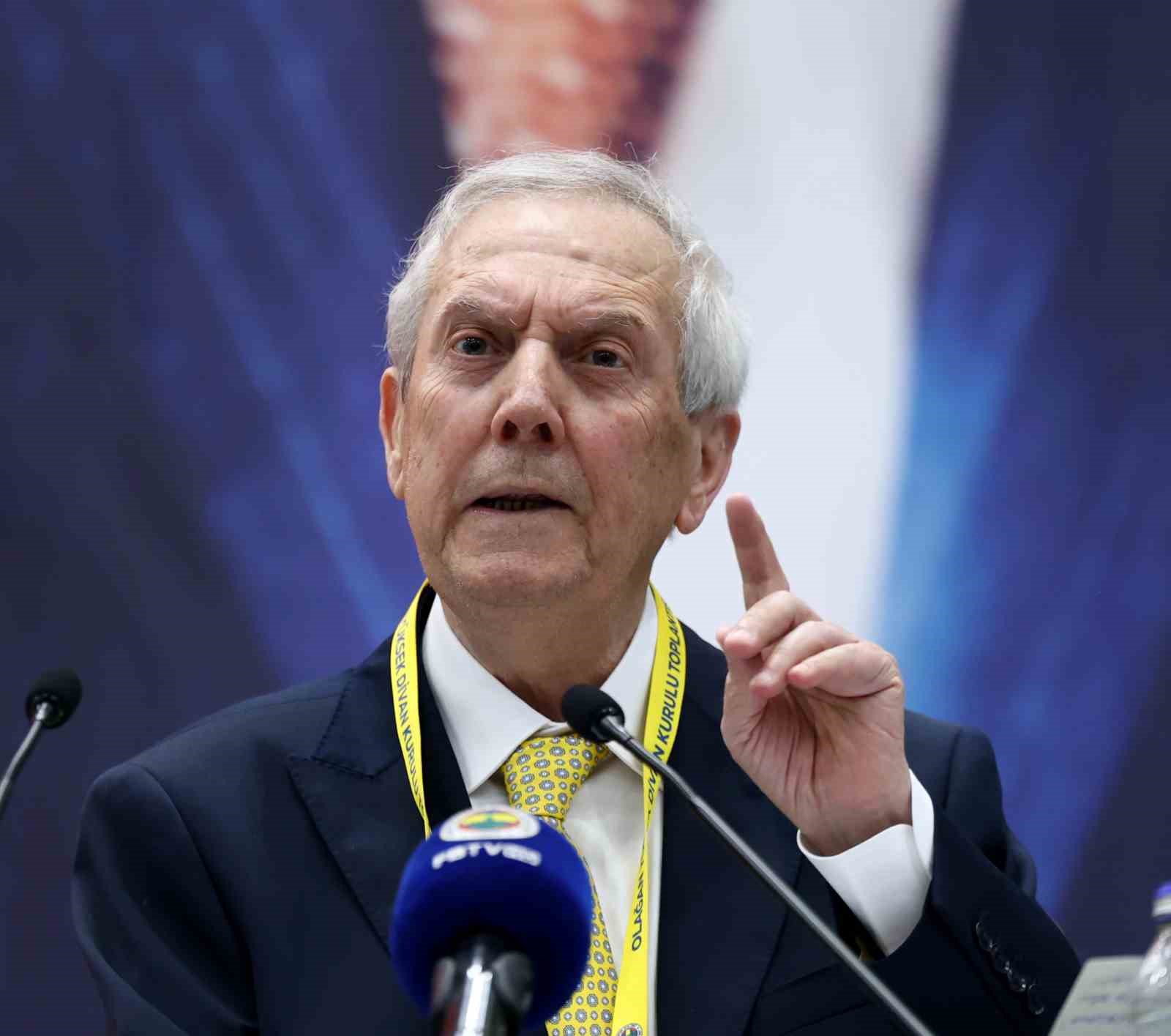 Aziz Yıldırım: "Her şeyimi ortaya koyacağım ve Fenerbahçe’yi şampiyon yapacağım"