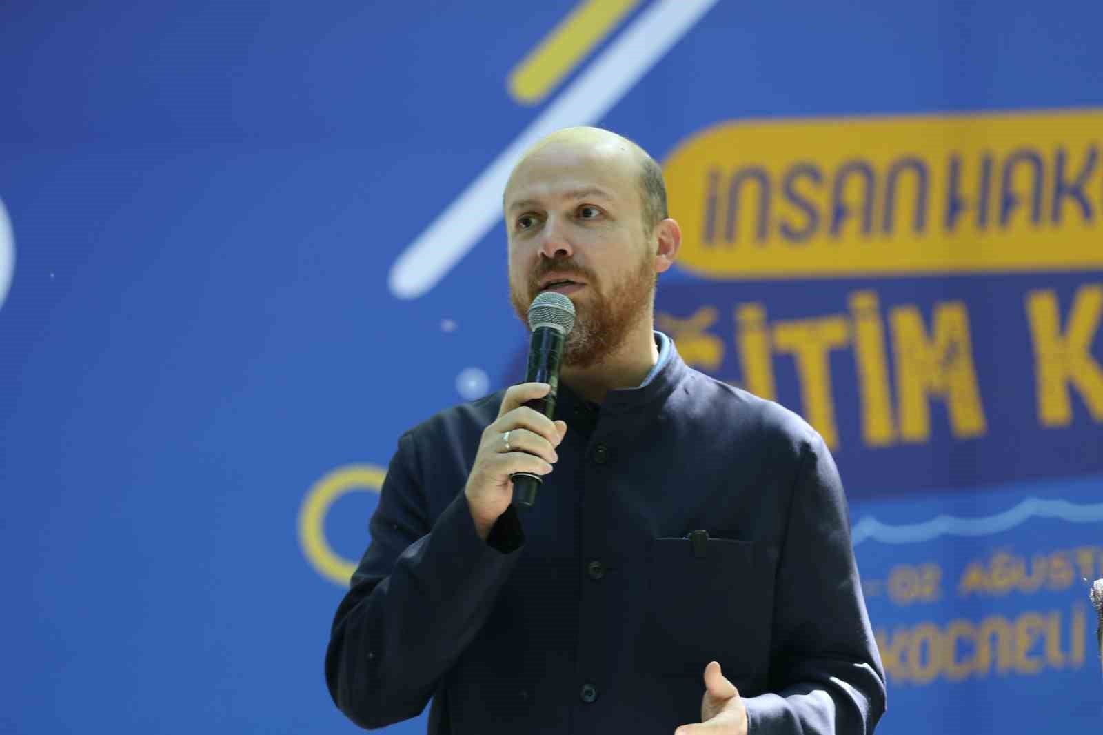 Bilal Erdoğan, İnsan Hakları Eğitim Kampı’nda gençlerle buluştu