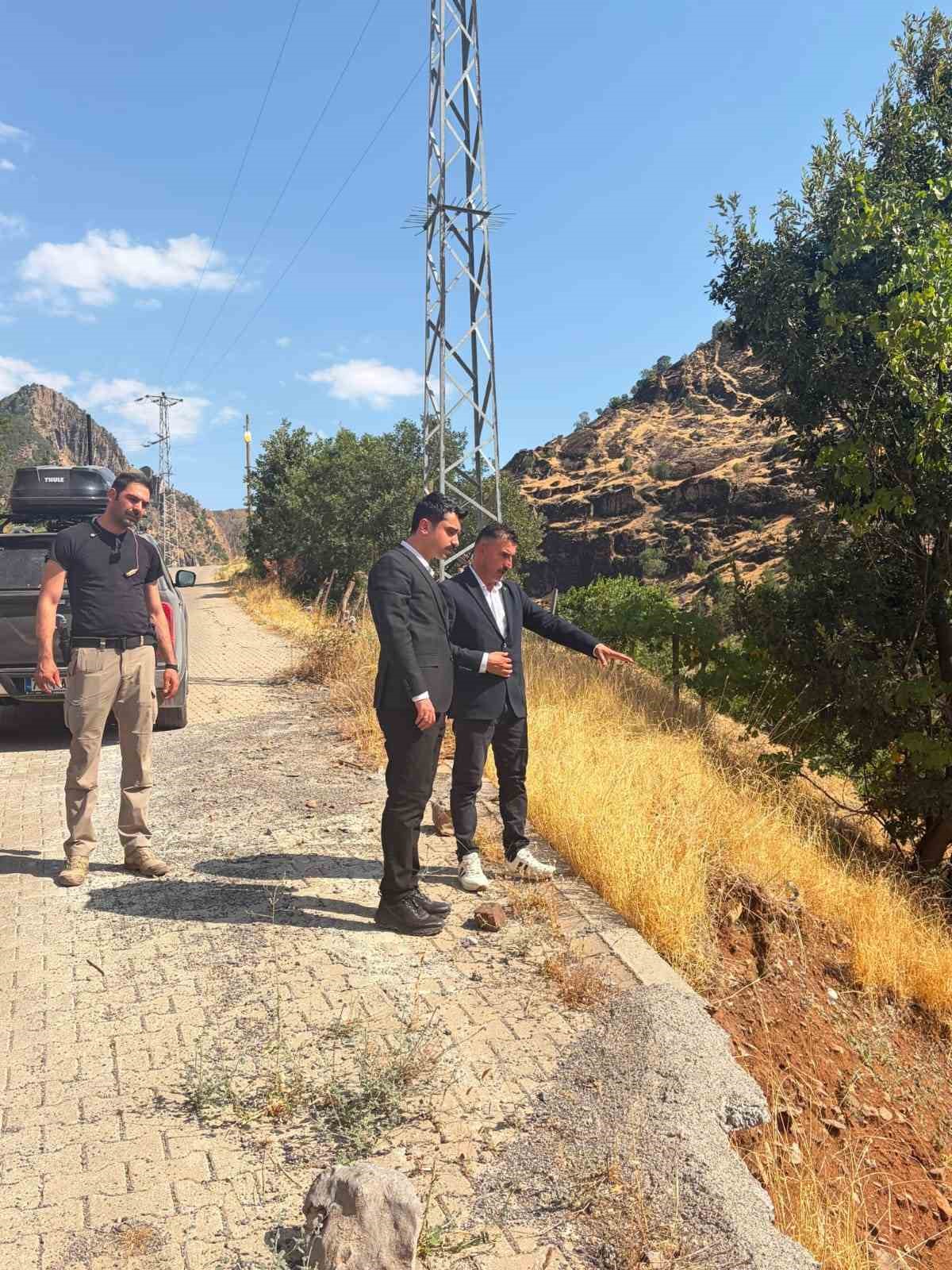 Şırnak’ta 110 hektarlık alanda heyelan ve kaya düşmesine karşı seferberlik