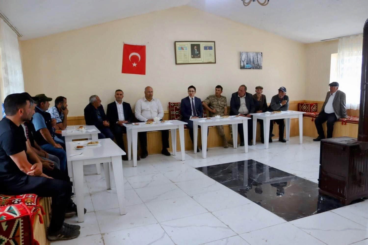 Çıldır Kaymakamı Sakızcı köylerde