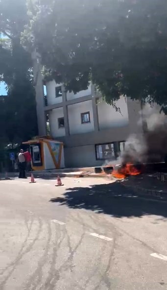 839 bin lira ceza yemesine sebep olan ses sistemini belediye önünde yakan işletme sahibi tutuklandı