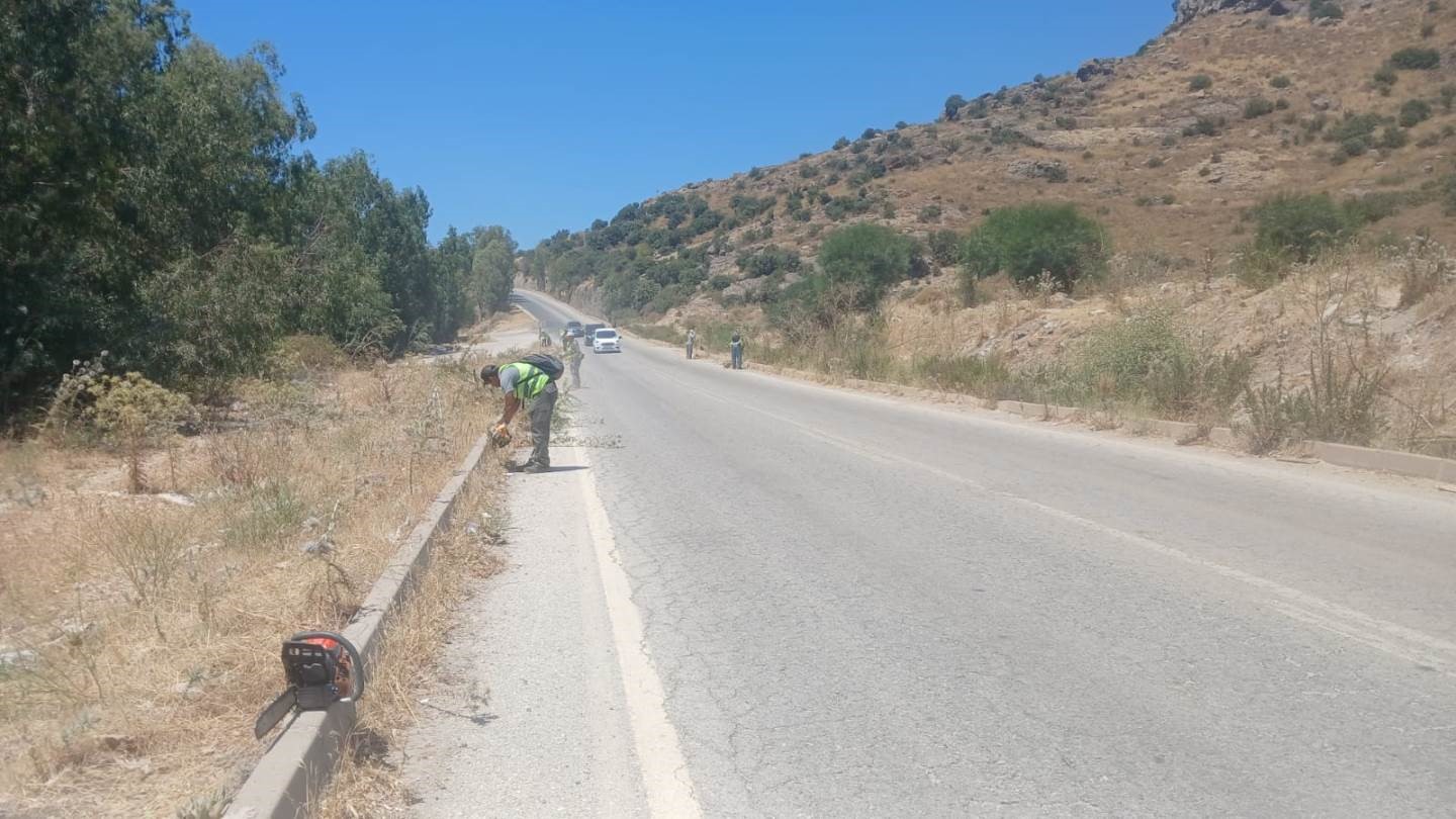 Bodrum’da ot temizliği çalışmaları sürüyor