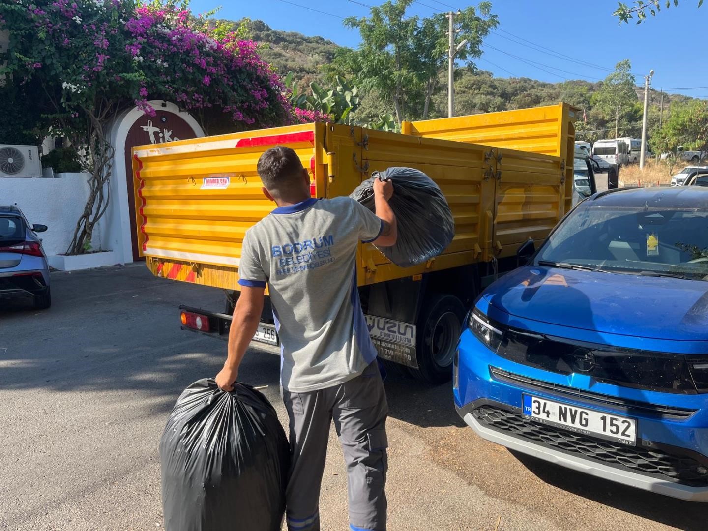 Bodrum’da ot temizliği çalışmaları sürüyor