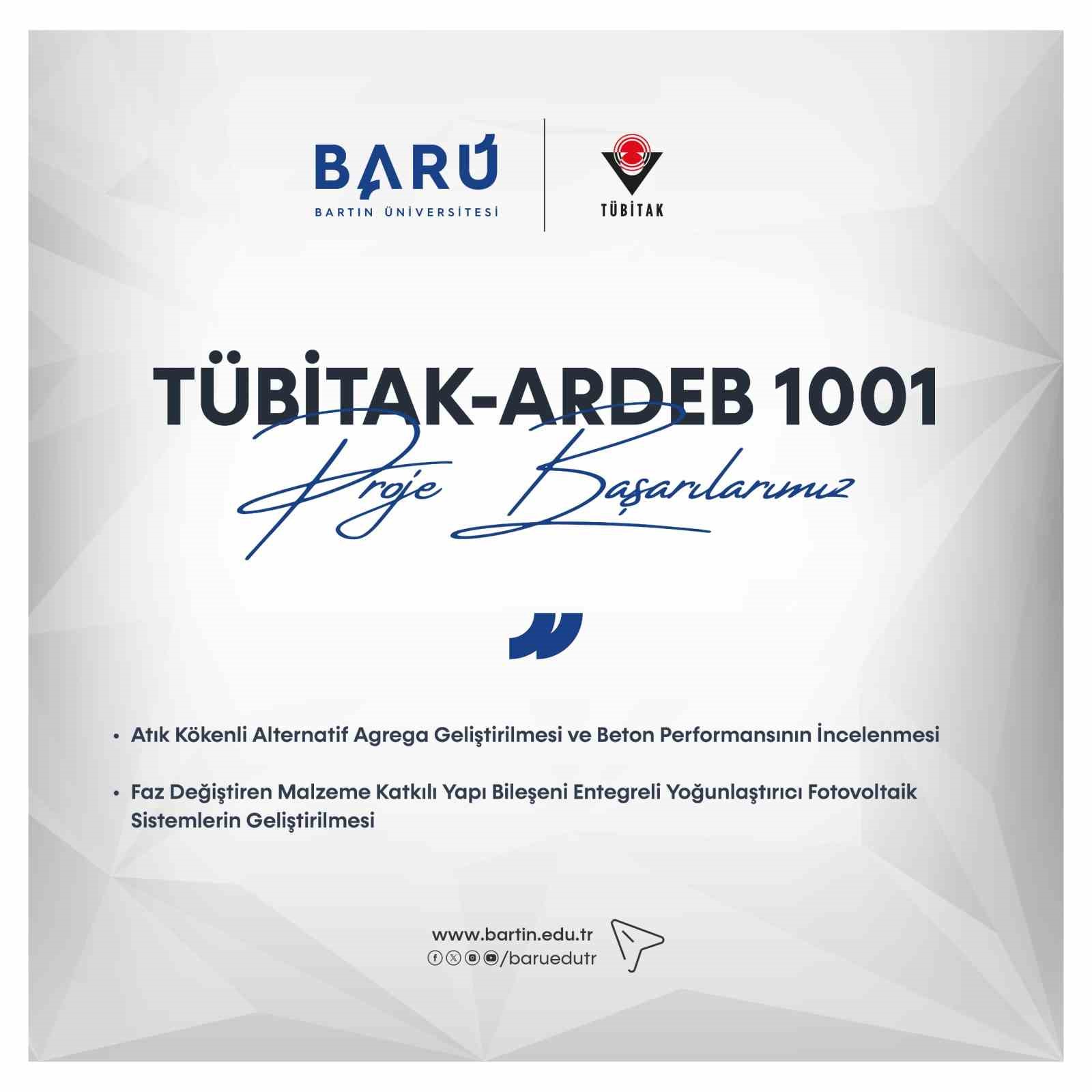 BARÜ’nün 2 projesine destek
