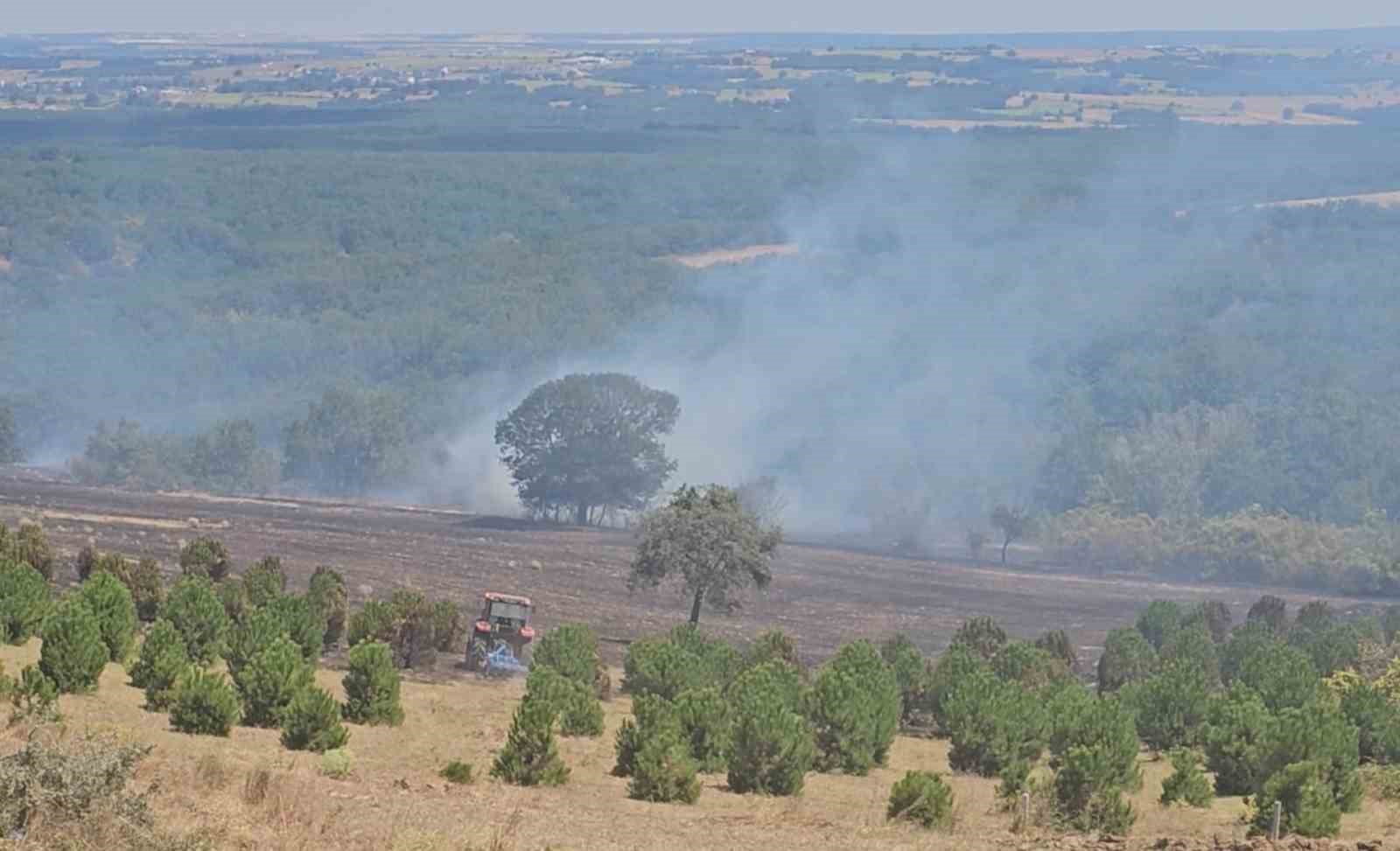 Hobi bahçesinde yakılan ateş ormanlık alana sıçradı