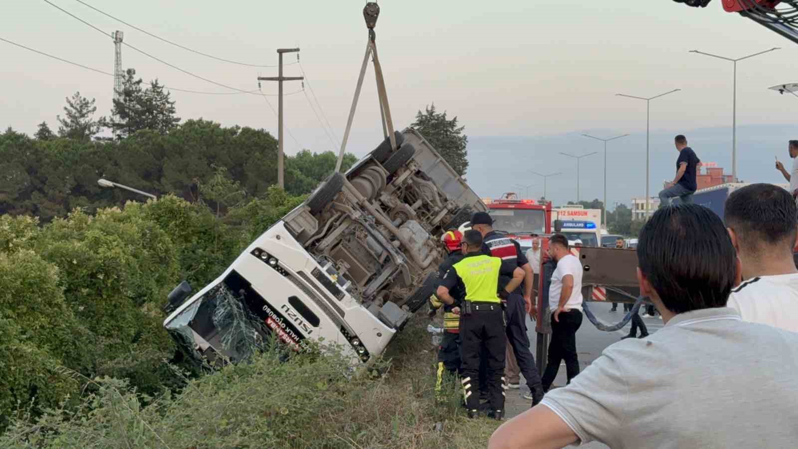 Samsun’daki kazada yaralıların isimleri belli oldu