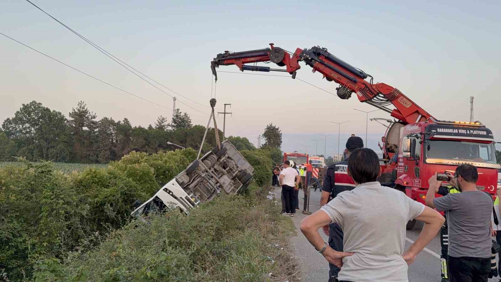 Samsun’daki kazada yaralıların isimleri belli oldu