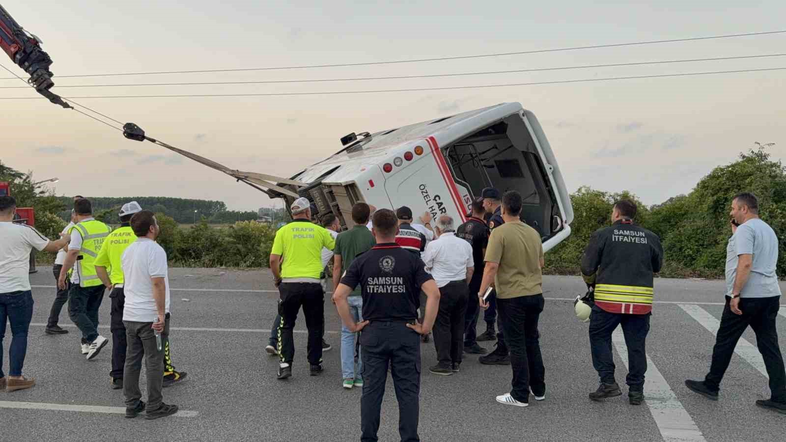Samsun’daki kazada yaralıların isimleri belli oldu