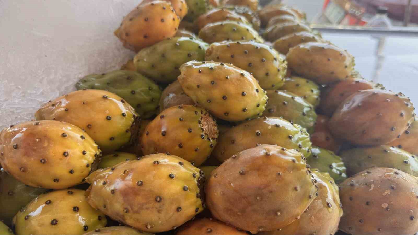 Sıcaklarla birlikte dikenli incir satışları arttı