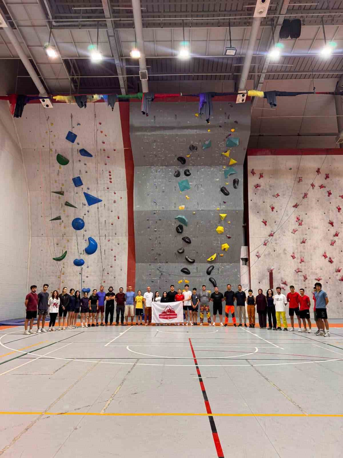 Kayserili 29 sporcu spor tırmanışta ileri seviye eğitim hakkı kazandı