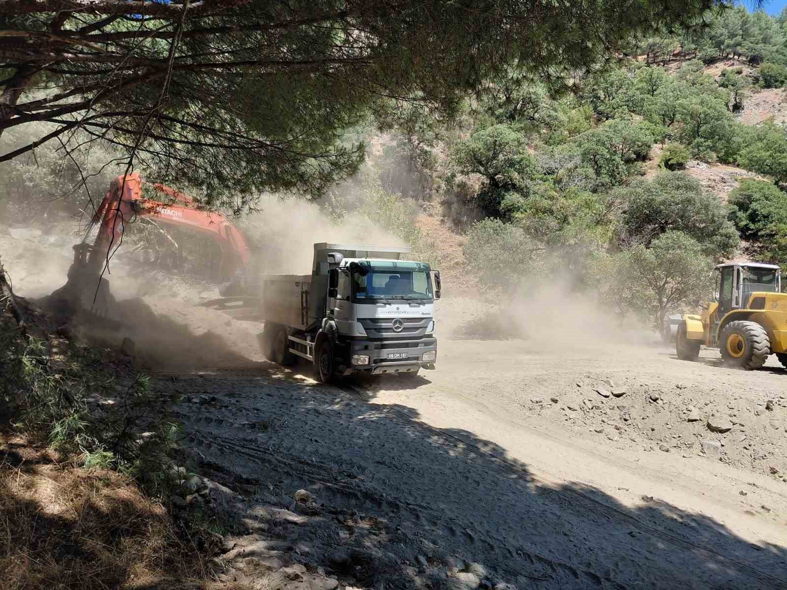 Buharkent’te atıcılık yarışması için hazırlıklar sürüyor