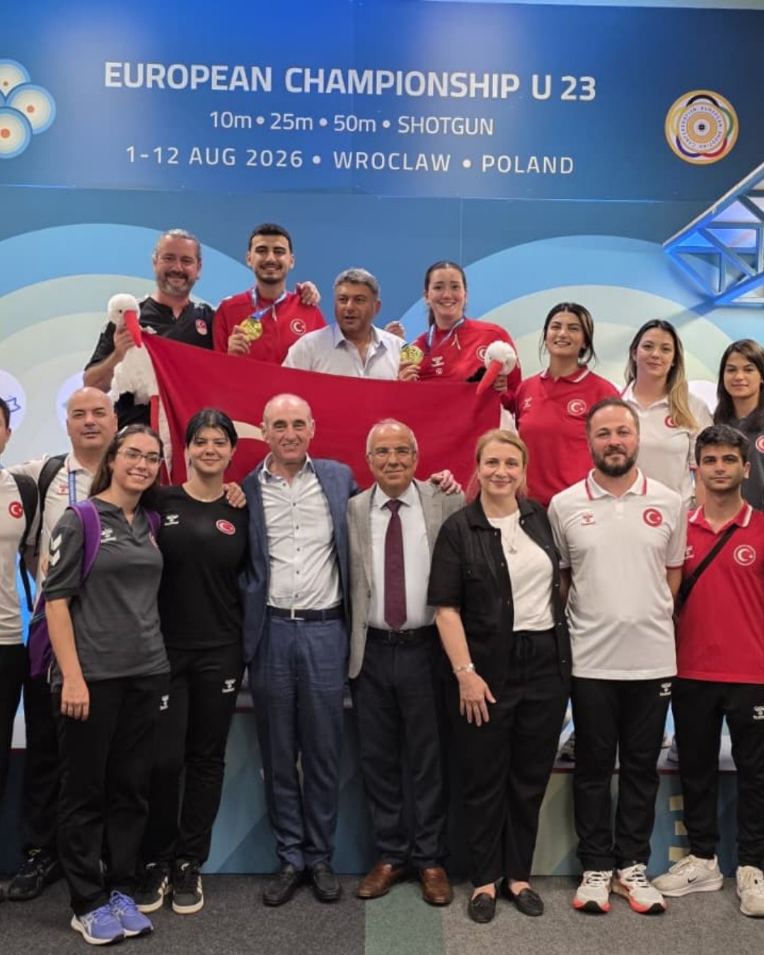 U23 Avrupa Şampiyonası’nda Havalı Tabanca Karışık Takımı’ndan altın madalya