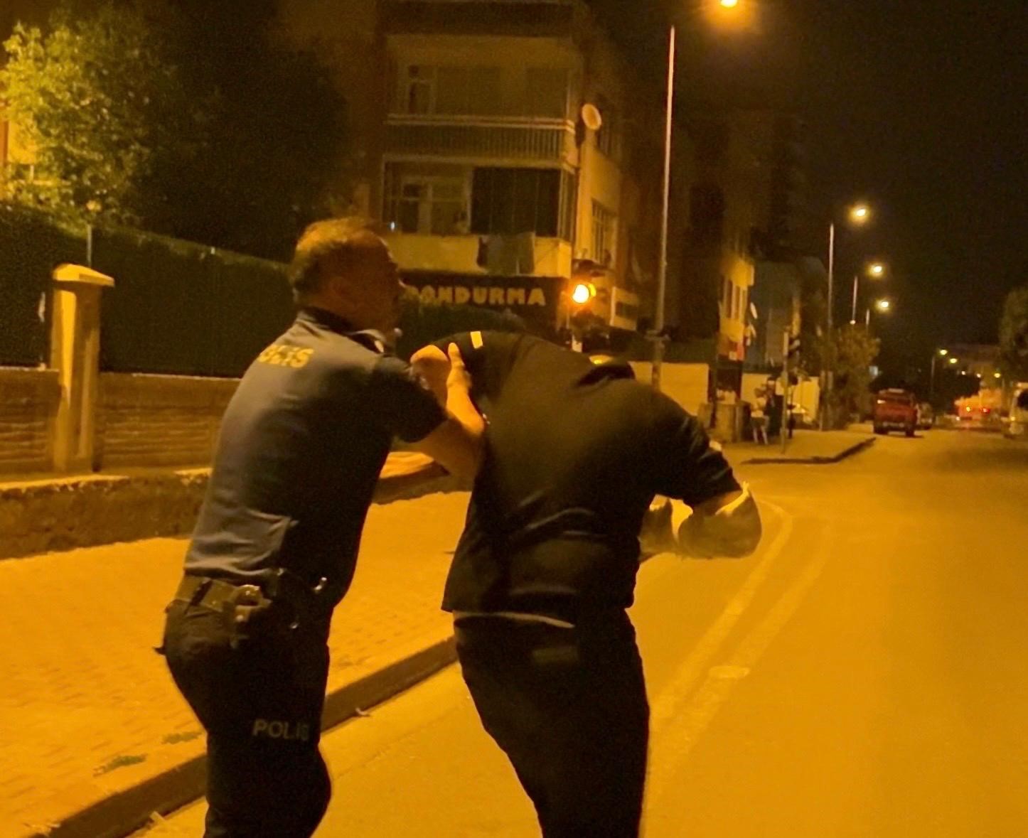 Polise mukavemet gösterip kaçmaya çalışan şahıslar, kovalamaca sonucu yakalandı