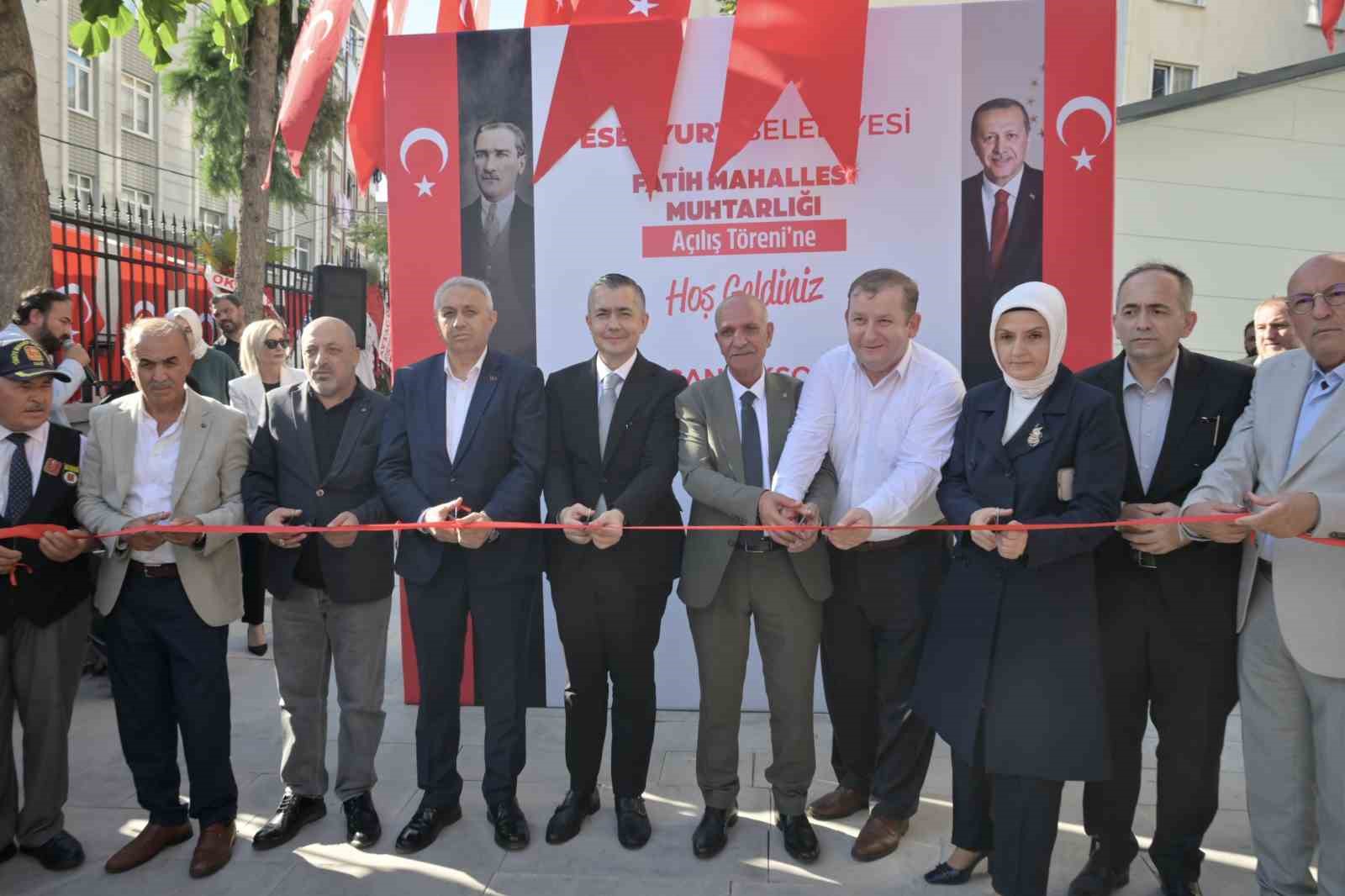 Esenyurt’ta yeni muhtarlık hizmet binası açıldı