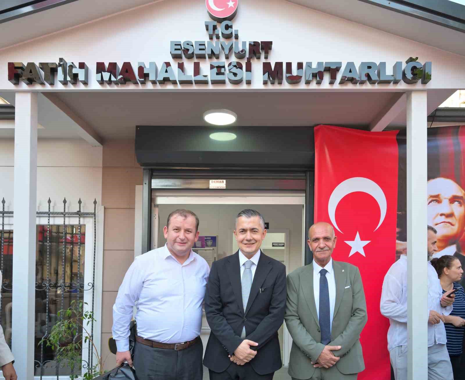 Esenyurt’ta yeni muhtarlık hizmet binası açıldı