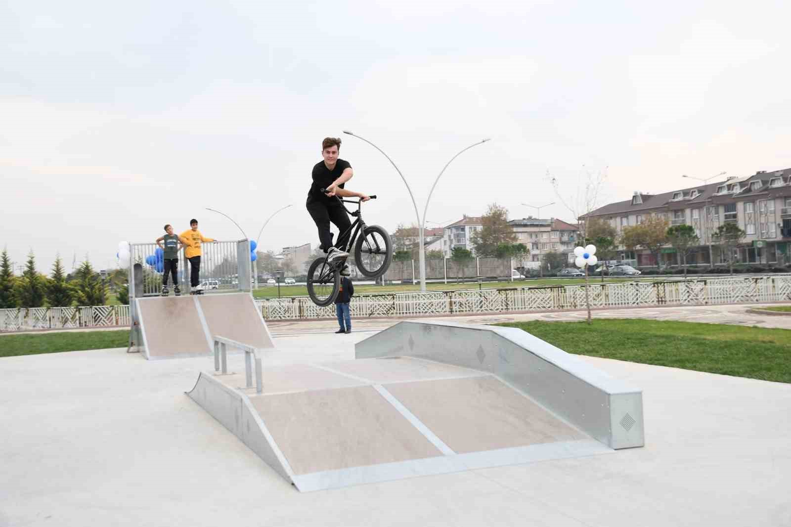 İnegöllü gençlere yeni kaykay park