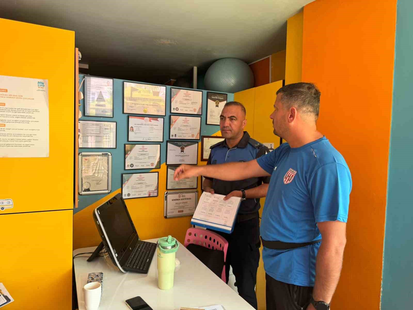 Ayvalık’ta özel spor tesislerine ortak denetim başladı