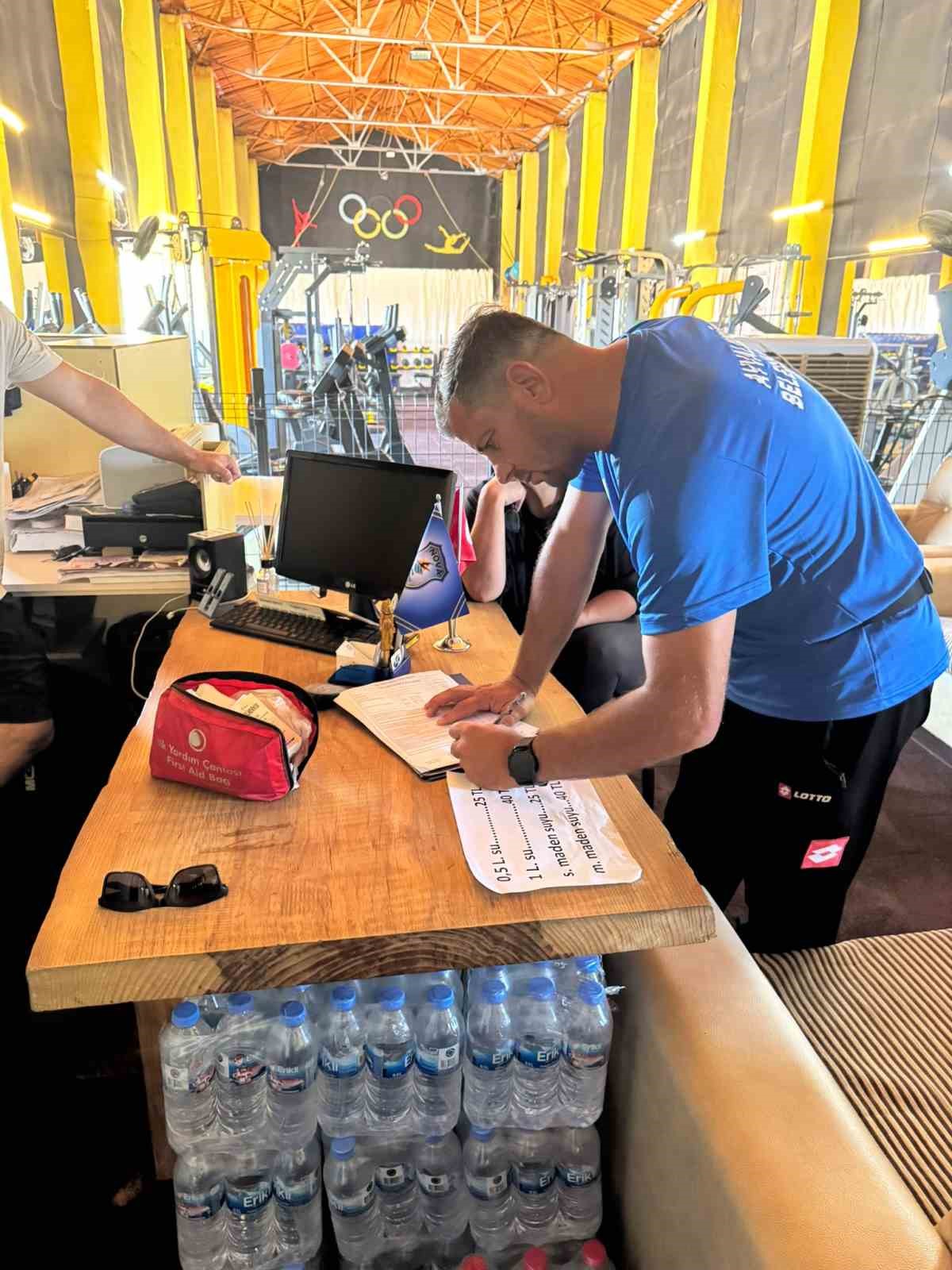 Ayvalık’ta özel spor tesislerine ortak denetim başladı