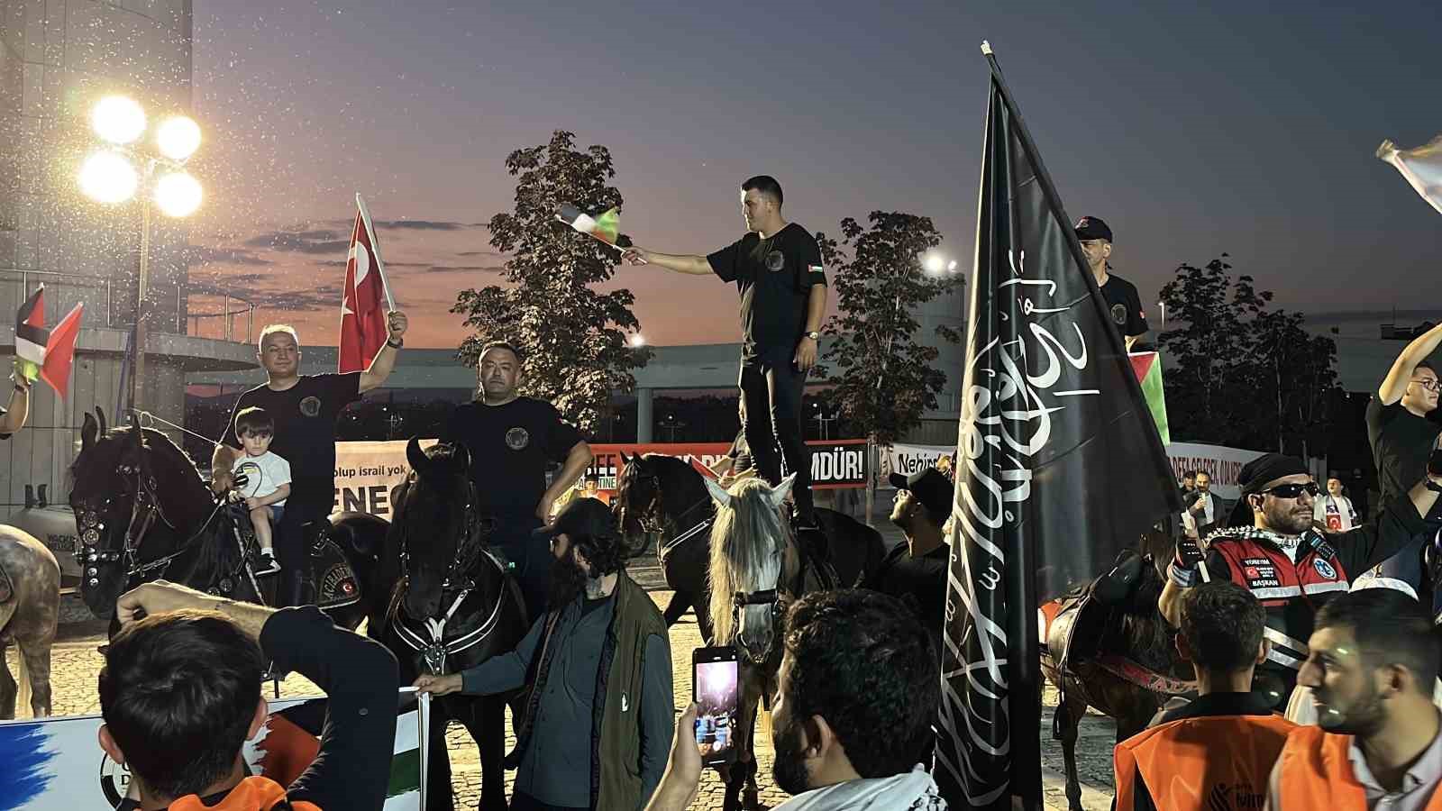 Bosna Hersek’ten hareket eden "Filistin Konvoyu" Konya’ya geldi