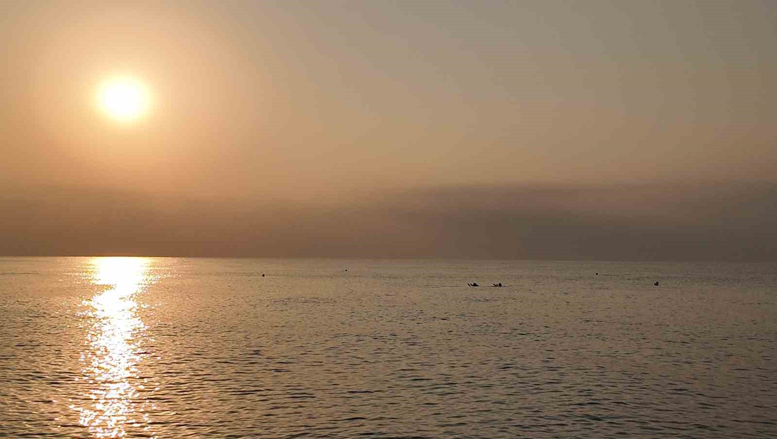 Deniz ısındı, nem oranı yüzde 90’lara ulaştı