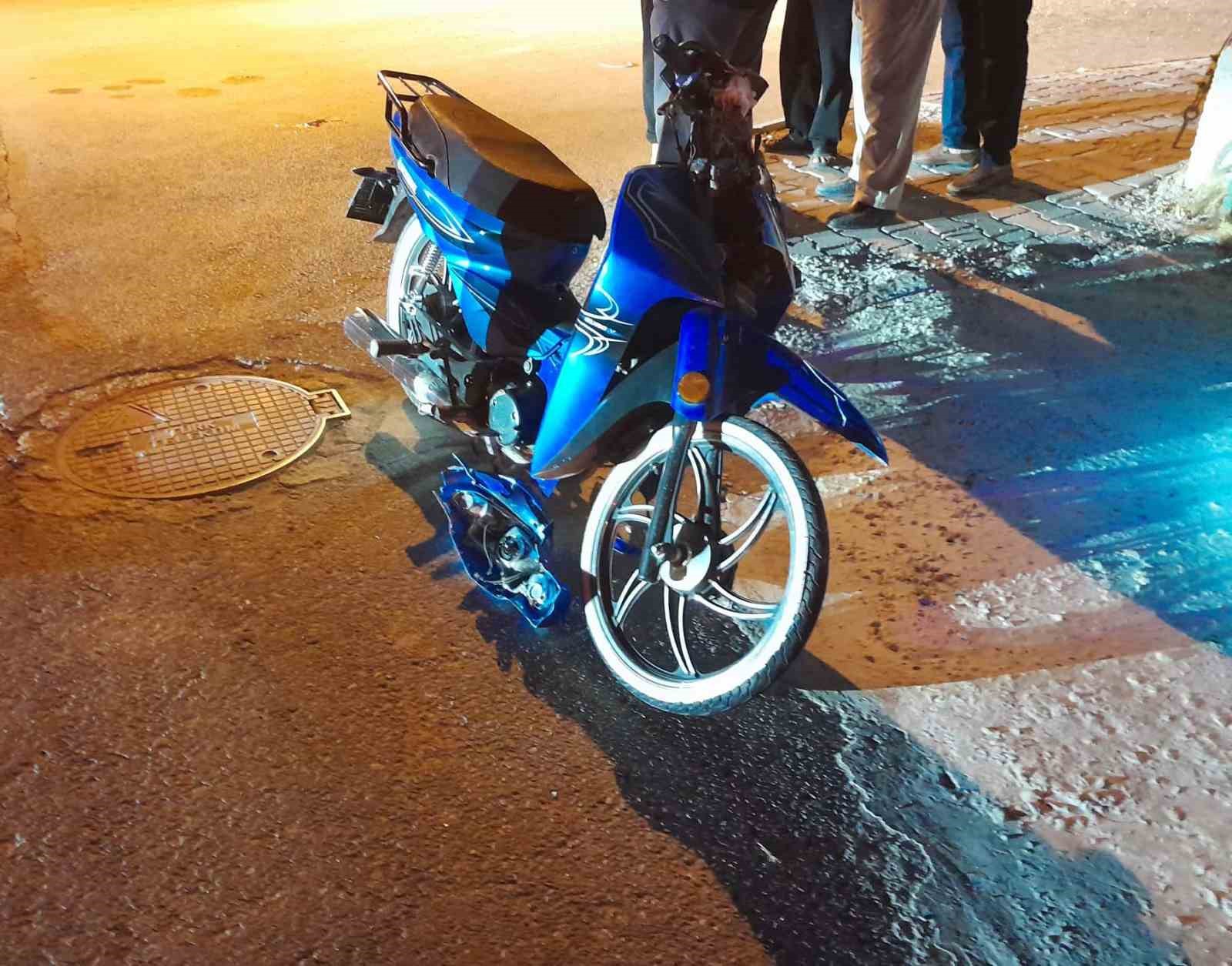 Konya’da otomobil ile motosiklet çarpıştı: 2 yaralı