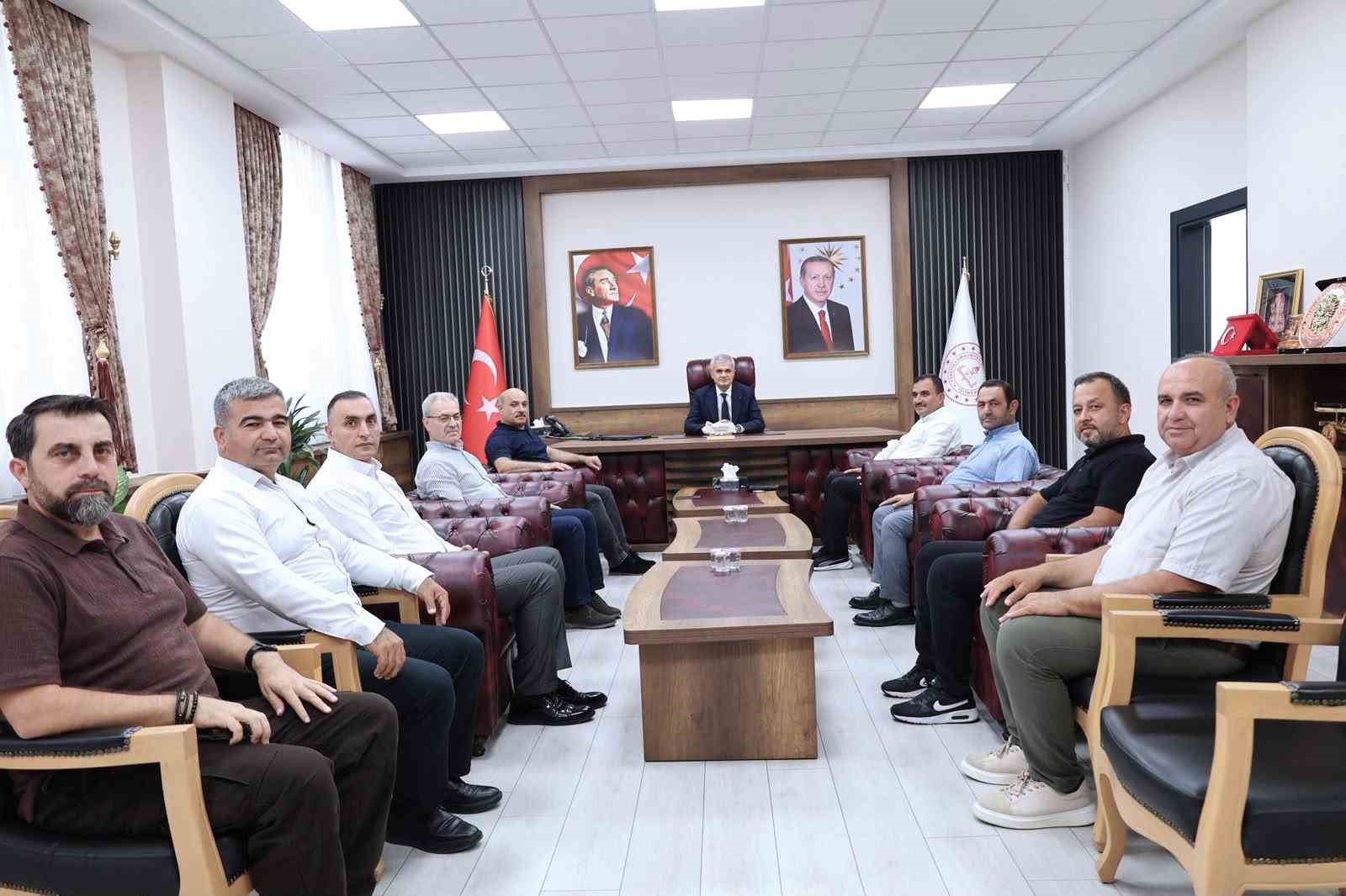 Eğitim-Bir-Sen Adana Şubesi Kahramanmaraş’ta temaslarda bulundu