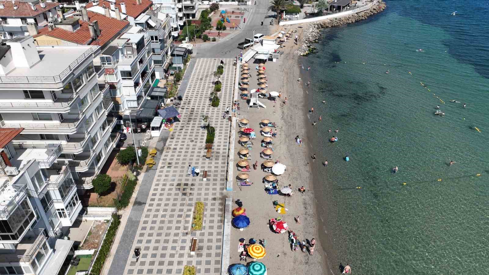 Mudanya’da plajlar ful çekiyor