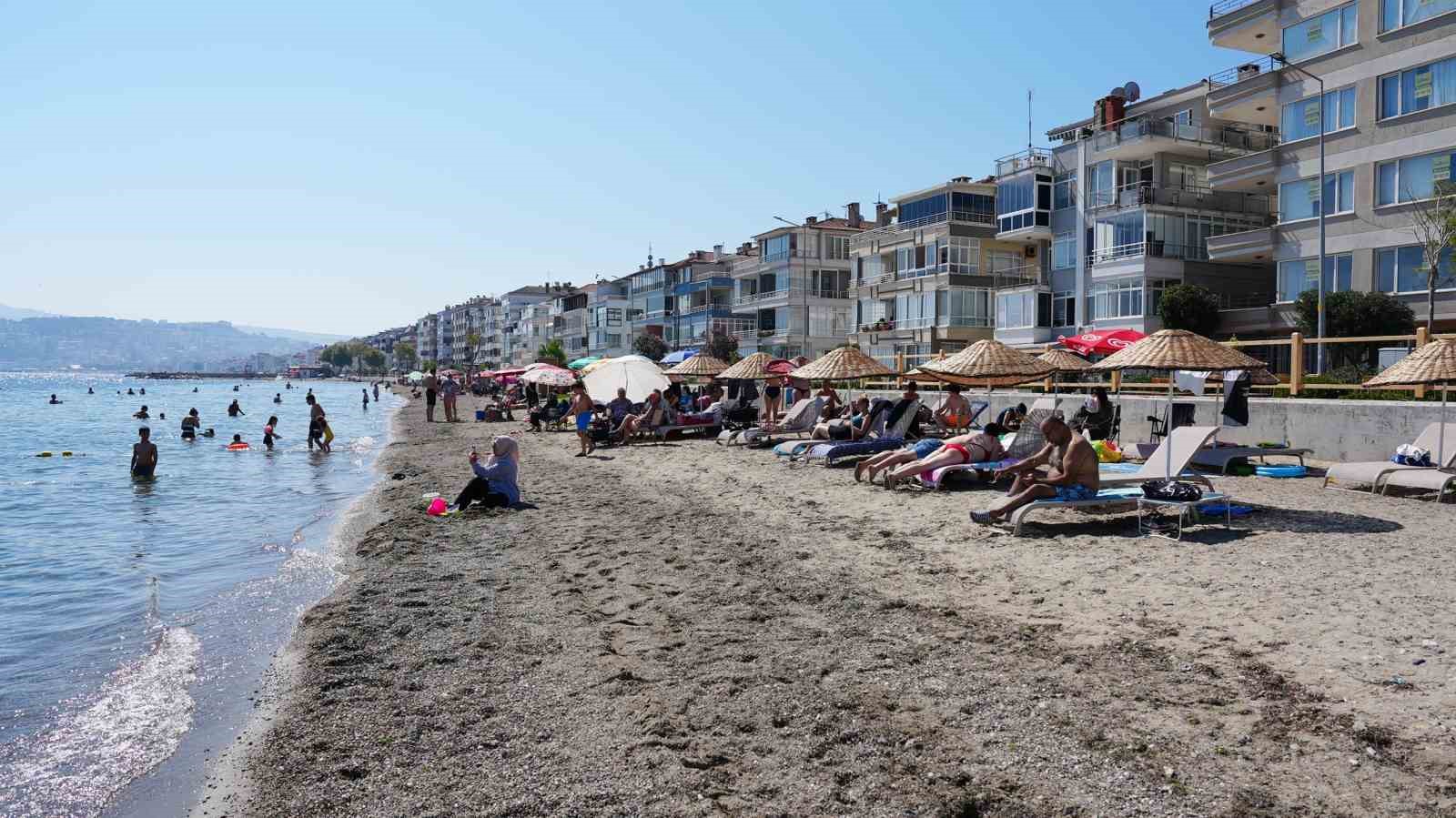 Mudanya’da plajlar ful çekiyor