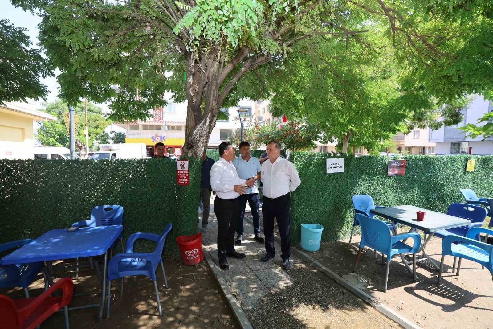 Yunusemre’de park işgallerine geçit yok