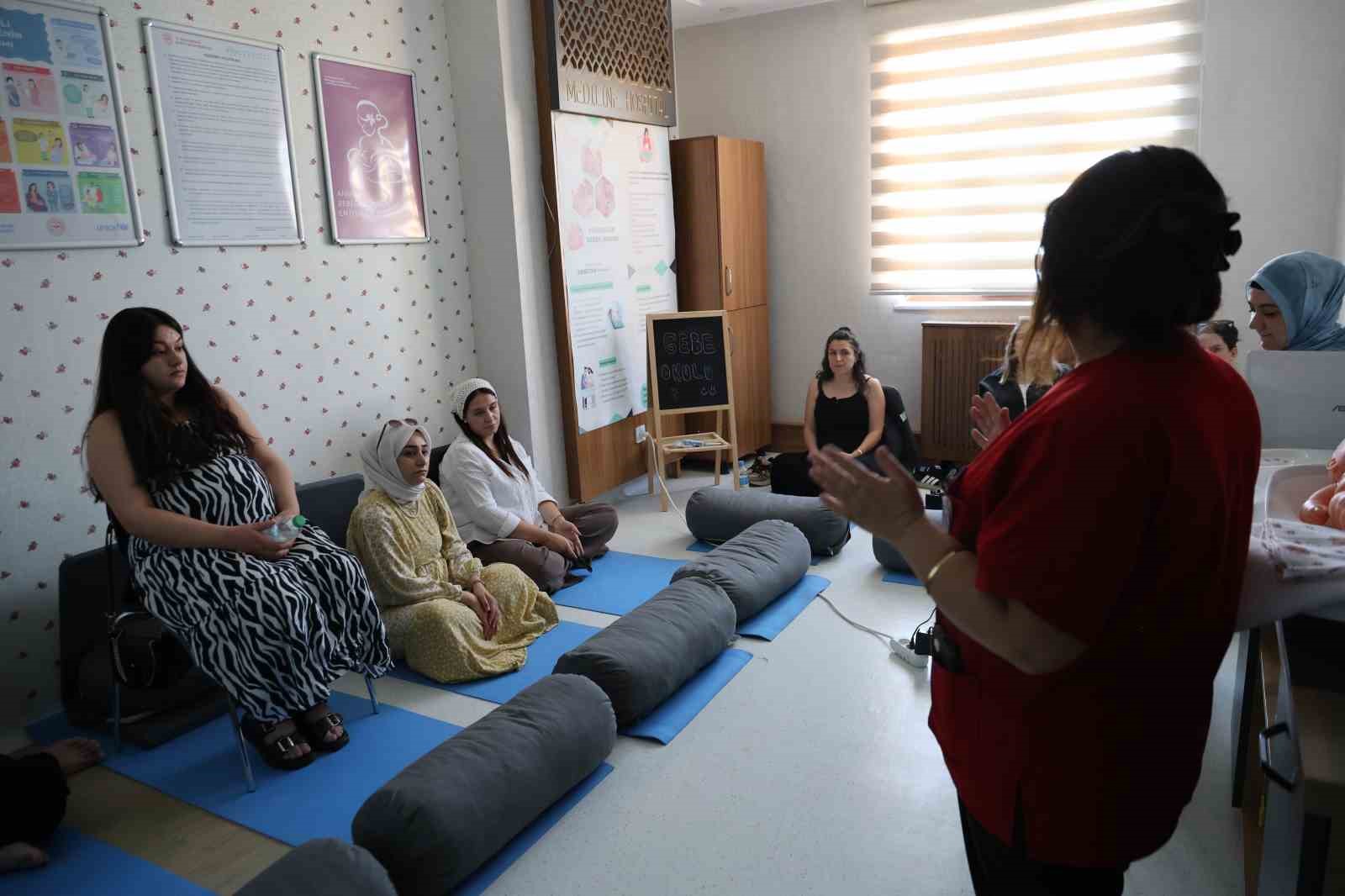 Elazığ Medilines Hastanesi’nde gebe okulu açıldı